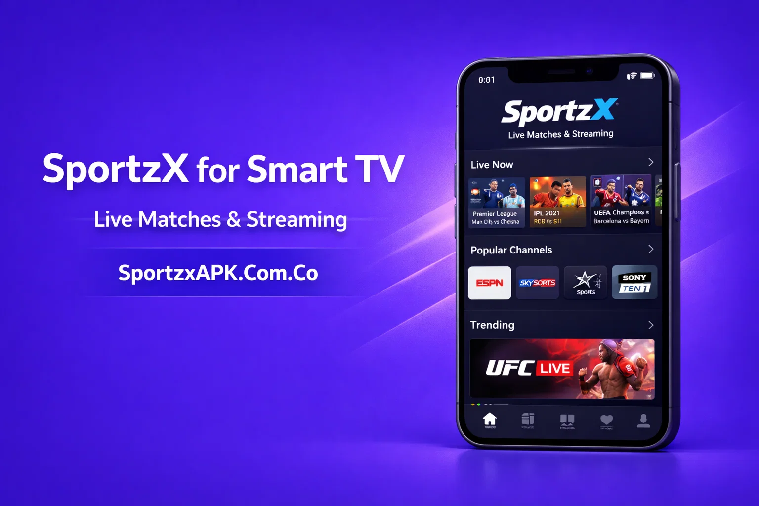 SportzX for Smart TV