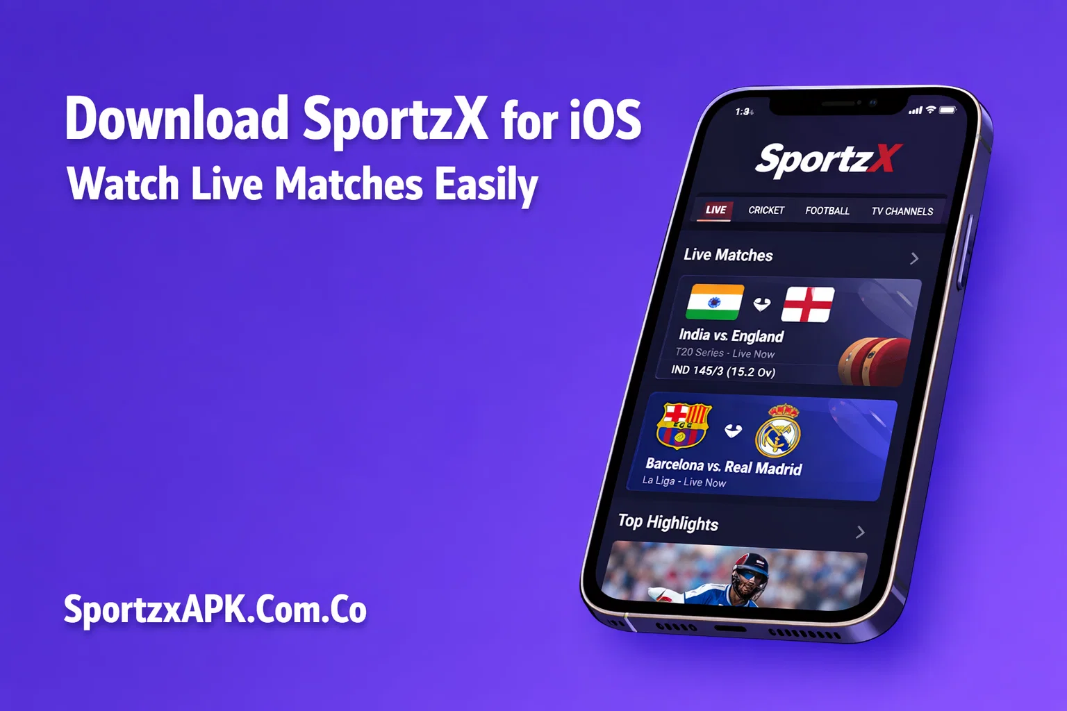 SportzX for iOS