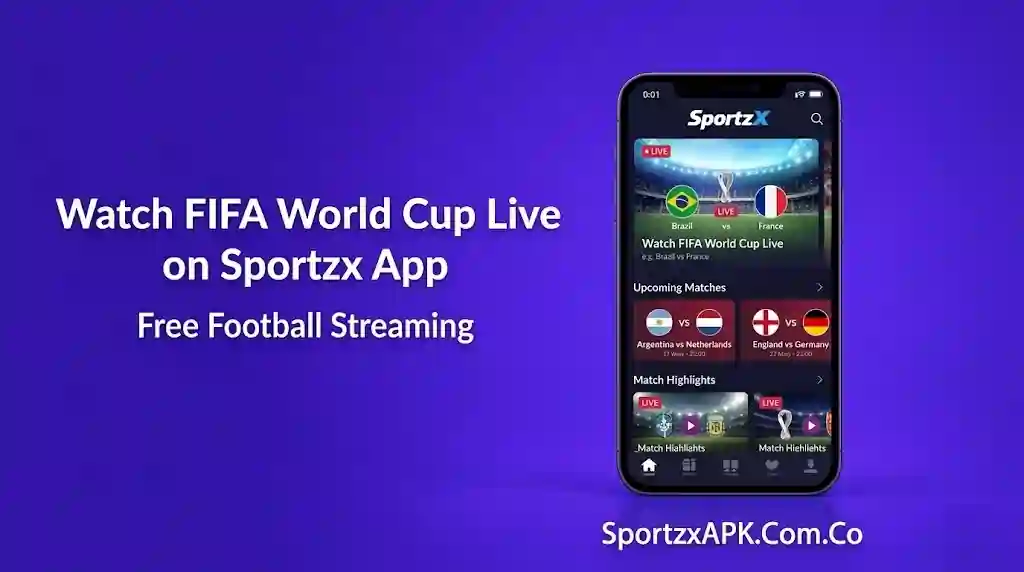 Watch FIFA World Cup Live on Sportzx App
